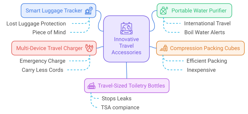 infographic top travel accessories